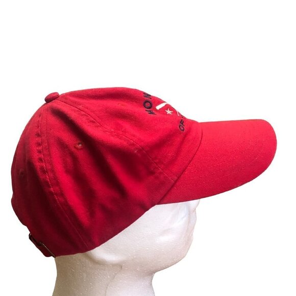 Monarch of the Seas Crew Hat 2000-2001 Red Embroidered Authentic Gear EUC - Picture 4 of 7